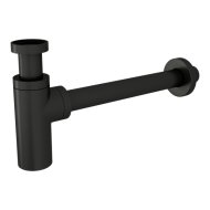 Sanotechnik fekete matt mosdószifon 5/4"