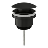 Sanotechnik mosdó leeresztő szelep réz matt fekete 5/4"