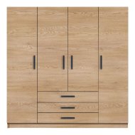 Orlando 200x200x57cm kremónia tölgy gardróbszekrény