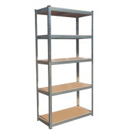 FÉMPOLC 5 MDF POLCCAL 90X180X40CM TEHERBÍRÁS:100KG/POLC HORGANYZOTT