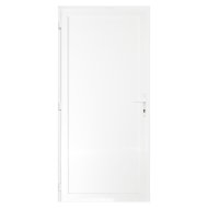 Delta W3K műanyag mellékbejárati ajtó 100x210cm bal fehér tele