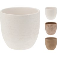 Kaspó kerámia 12,5x13,5x13,5cm 3-féle színben