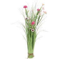 Műnövény virágcsokor levelekkel 70 cm 4-féle