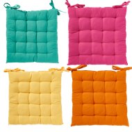 Székpárna rögzítő kötözővel 40x40x3cm 4-féle színben