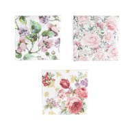 Szalvéta 16db/cs 33x33x0.1cm 3-féle