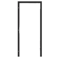 Matt polipropilén fóliás állítható tok 120-139mm, 75x210cm, fekete, bal