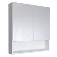 Tboss Huba 76 magasfényű fehér 75,7x80,2x16cm tükrösszekrény