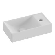 Ravak Solana kézmosó fali, kerámia 40,8x22,2cm csaplyukkal, fehér, jobbos