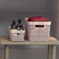 Curver Pure 13,6x35,6x26,6cm fehér műanyag kosár 11L