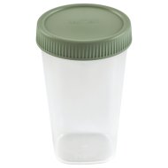 Curver csavaros tetejű pohár 0,4l zöld tetővel, műanyag