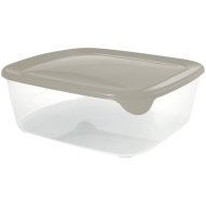 Curver Fresh&amp;go szögletes ételtartó 2,9L 8,3x23x23cm szürke tető műanyag