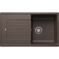 Blanco Zia 5s silgranit kávészínű mosogató csepptálcával 86x50x19cm