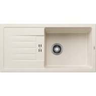 Blanco FavumXL 6s silgranit törtfehér lefolyós mosogató csepptálcával 86x43,5x18cm