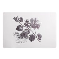 Splendid Capers 43,5x28cm fehér-fekete PVC tányéralátét