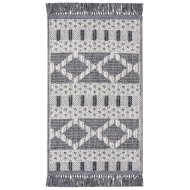 Splendid Marcan szövött szőnyeg 50x80 cm rojjtokkal szürke