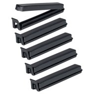 Tilly tasak záró 1,5x11cm 5db/cs fekete műanyag