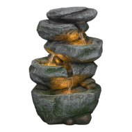 Praktiker Ledes 25x19x37,5cm polirezin kerti szökőkút