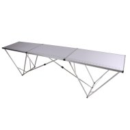 TAPÉTÁZÓ ASZTAL 298X60X80CM STABIL ALUM.CSŐSZERKEZET ÉS MDF ASZTALLAP