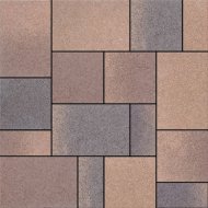 Semmelrock Citytop Kombi 6 cm barna mix térkő 1sor=1,08nm 1raklap=12 sor=12,96nm