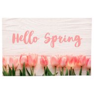 Tulipan dekor lábtörlő 40x60cm szennyfogó színes mintás