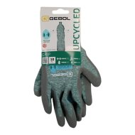 Upcycled Grip 10 latex mártott zöld védőkesztyű