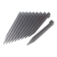 Nortene ETIK FIX Etik Bordura leszúró rögzítéséhez 2x2x27cm szürke 10db/csomag