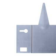 Nortene Easy Bordura ágyásszegély 1,06x0,18m acél leszúrható szürke