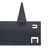 Nortene Easy Bordura ágyásszegély 1,06x0,18m acél leszúrható fekete