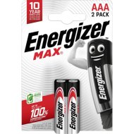 Energizer Max alkáli mikro elem AAA B2 2db/cs