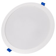 Avide LED beépíthető mennyezeti lámpa 18W WW 1820lm 3000K IP20 D:22cm H:2,7cm műanyag