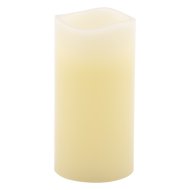 LED viaszgyertya 10cm WW +1db elem, pislákoló lánghatással, olvadt