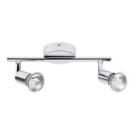Rábalux Norton 2-es spot lámpa GU10 max.2x50W króm, fényforrás nélkül