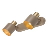 Rábalux Tisandra mennyezeti szpot lámpa E14 max. 2x10W L35cm szürkebézs