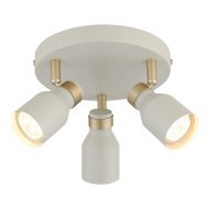Rábalux Nezori mennyezeti szpot lámpa GU10 max.2x15W 25x25cm csontfehér