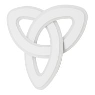 Avide Hailey Design LED mennyezeti lámpa 53W 3100lm RF távirányítóval 40cm