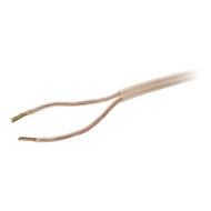 Entac szerelhető hálózati kábel 2G0.75 kétállású kapcsolóval átlátszó 1m