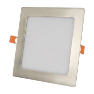 Avide LED beépíthető mennyezeti lámpa 12W 950lm NW 4000K négyzet alu szatén