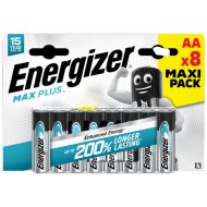 Energizer Max Plus alkáli ceruzaelem AA B8 LR6 8db/csomag