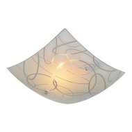 Trio Spirelli fali-mennyezeti lámpa E27 max.1X 40W 30x30x9cm fehér, fém színű