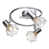 Globo Xara spotlámpa E14 3xmax.40W krómozott fém