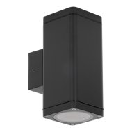 Avide Toledo kültéri fali lámpa GU10 max.2x10W ff.nt. IP54 8x18,4x11,2cm fekete