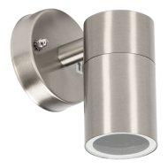 Avide Peka kültéri fali lámpa GU10 max.1x10W IP44 6x14x11,2cm szatén nikkel