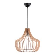 Reality Wood beltéri függeszték E27 max.1x60W ff.nélk. 150x44cm fém/fa fa színű