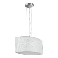 Trio Elisa beltéri függeszték E27 max.2x40W ff.nélk. 150x40cm fém/üveg fehér