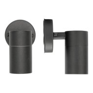 Avide Peka kültéri fali lámpa GU10 max.1x10W IP44 6x14x11,2cm fekete