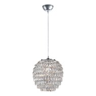 Reality Petty beltéri függeszték E27 max.1x60W ff.nélk. 160x35cm akril/fém átlátszó