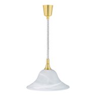 Trio Viola beltéri függeszték E27 max.1x40W ff.nélk. 130x38,5cm üveg fehér