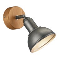 Trio Delhi beltéri fali lámpa E14 max.40W fém ezüst színű