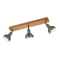 Trio Delhi beltéri fali lámpa E14 3xMax.40W fém ezüst színű