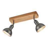 Trio Delhi beltéri fali lámpa E14 2xMax.40W fém ezüst